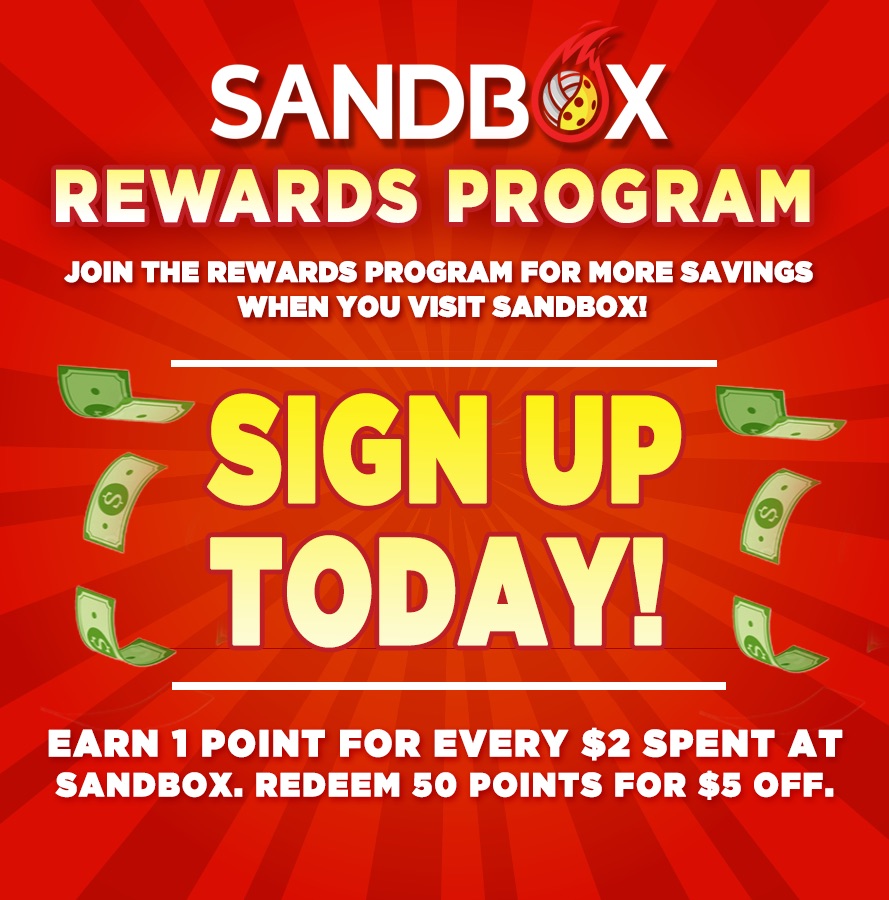 Sandbox Derby Rewards Program
